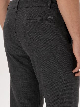 شلوار کتان مردانه خاکستری یو اس پولو