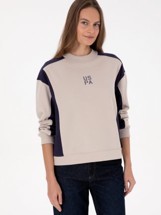 سویشرت زنانه زرشکی یو اس پولو