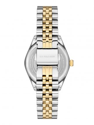 ساعت مچی زنانه طلایی یو اس پولو