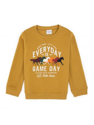 سویشرت پسرانه آبی نفتی یو اس پولو