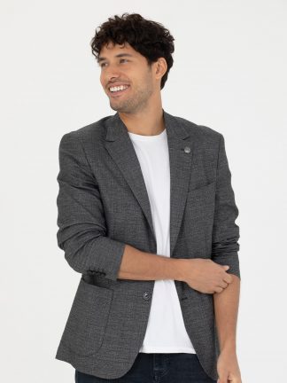 کت مردانه خاکی ملانژ پیرکاردین