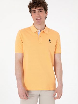 پولوشرت مردانه خربزه ای یو اس پولو