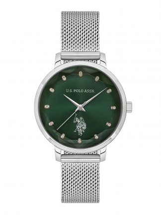 ساعت مچی زنانه خاکستری یو اس پولو