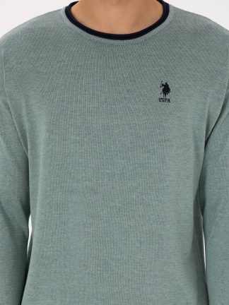 پلیور مردانه نعنایی یو اس پولو