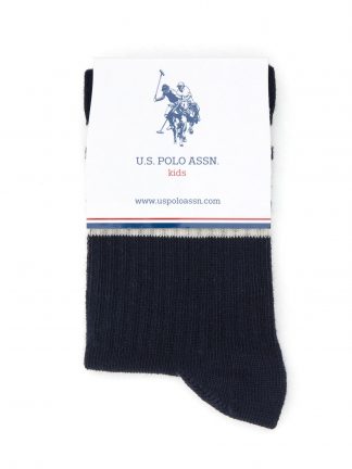 جوراب پسرانه سرمه ای یو اس پولو