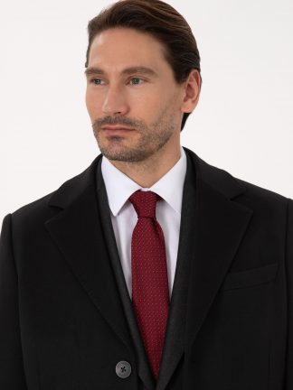 پالتو مردانه مشکی کاشارل