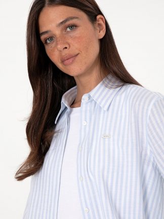 شومیز زنانه آبی روشن یو اس پولو