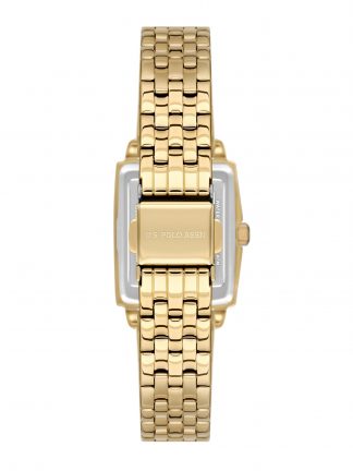 ساعت مچی زنانه طلایی یو اس پولو