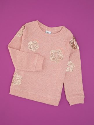 سویشرت دخترانه صورتی روشن یو اس پولو