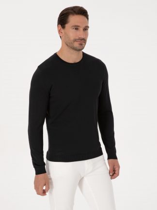 پلیور مردانه مشکی کاشارل