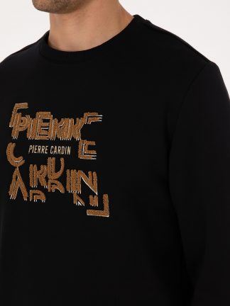 سویشرت مردانه مشکی پیرکاردین