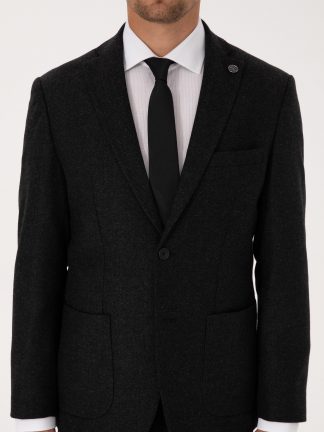 کت مردانه خاکستری تیره پیرکاردین