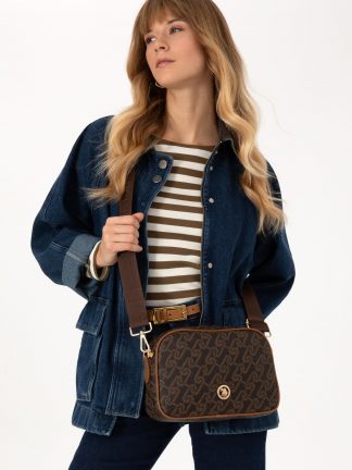 کیف کراس بادی زنانه قهوه ای یو اس پولو