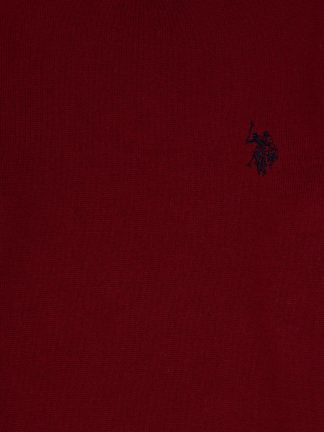 پلیور پسرانه زرشکی یو اس پولو