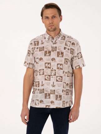 پیراهن آستین کوتاه مردانه پیرکاردین