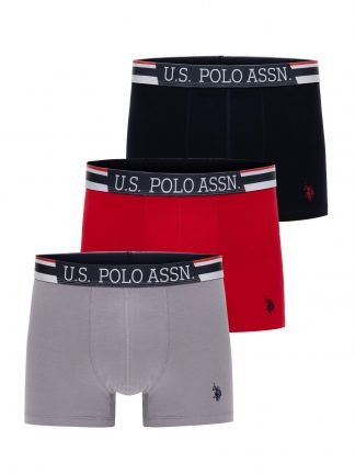 شورت مردانه خاکی ملانژ یو اس پولو