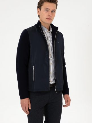 ژاکت مردانه سرمه ای یو اس پولو