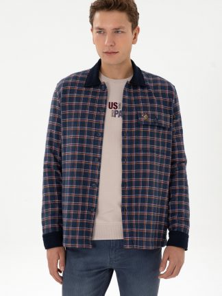 پیراهن مردانه سرمه ای یو اس پولو