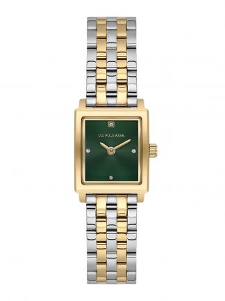 ساعت مچی زنانه طلایی یو اس پولو