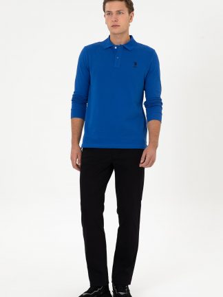 شلوار کتان مردانه مشکی یو اس پولو