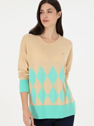 تونیک زنانه بژ یو اس پولو