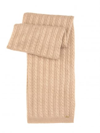 شال بافت زنانه طوسی یو اس پولو