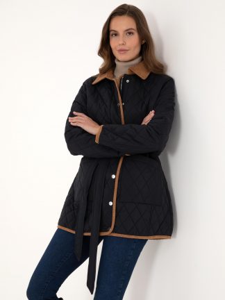 کاپشن زنانه سرمه ای پیرکاردین