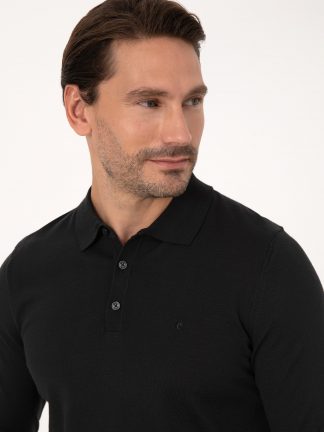 پلیور مردانه مشکی کاشارل