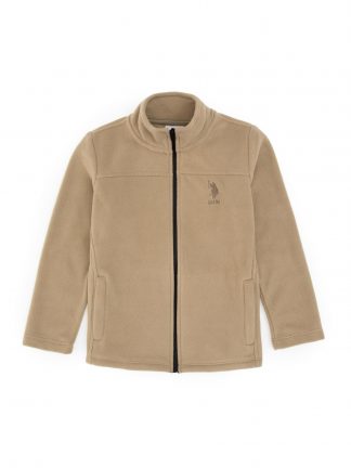 سویشرت دخترانه خاکی روشن یو اس پولو