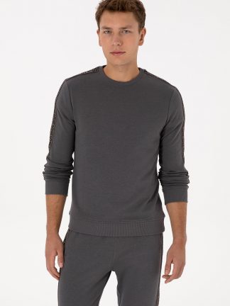 سویشرت مردانه خاکستری یو اس پولو