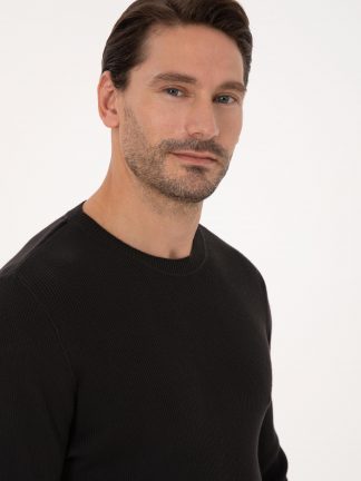 پلیور مردانه مشکی کاشارل