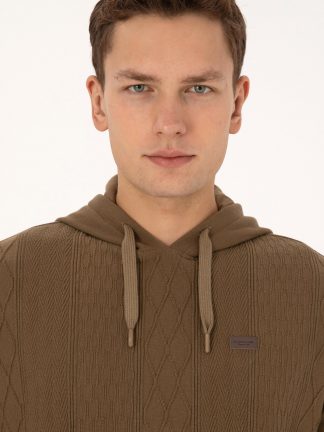 هودی مردانه خاکی روشن یو اس پولو