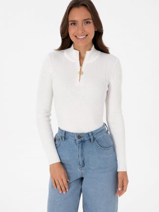 پلیور زنانه بژ یو اس پولو