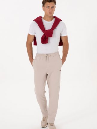 شلوار راحتی مردانه طوسی یو اس پولو