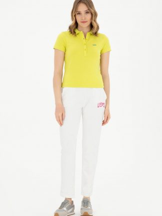 شلوار راحتی زنانه بژ یو اس پولو