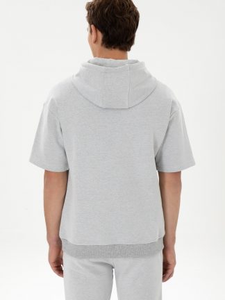 هودی مردانه خاکی ملانژ یو اس پولو