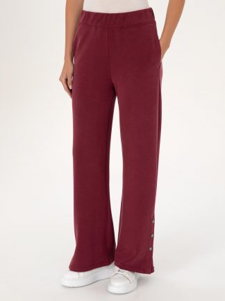 شلوار راحتی زنانه آلبالویی پیرکاردین