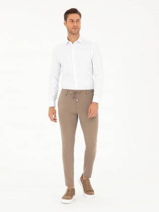 شلوار جاگر مردانه بژ پیرکاردین