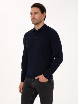 پلیور مردانه سرمه ای کاشارل