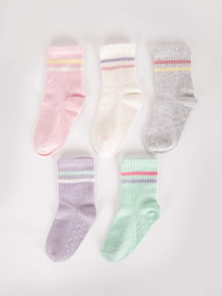 جوراب نوزاد دختر چند رنگ دفکتو تصویر ۱