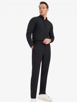 شلوار جاگر مردانه مشکی دفکتو تصویر ۱