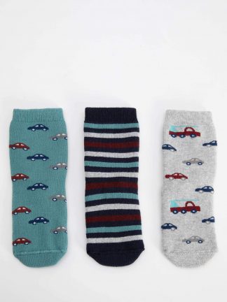 جوراب نوزاد پسر چند رنگ دفکتو تصویر ۱