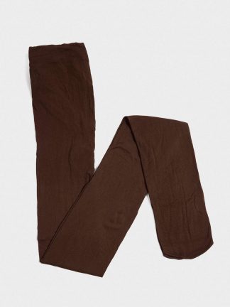 جوراب زنانه قهوه ای روشن دفکتو تصویر ۱