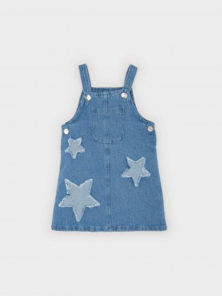 پیراهن نوزاد دختر آبی روشن دفکتو تصویر ۱