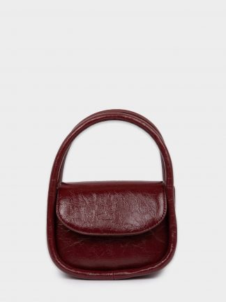 کیف دستی زنانه زرشکی دفکتو تصویر ۱