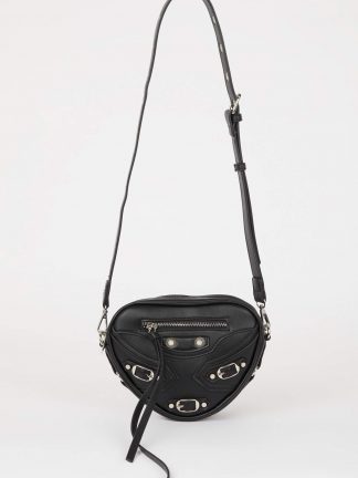 کیف دوشی زنانه مشکی دفکتو تصویر ۱