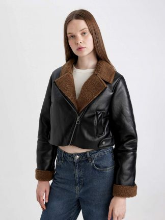 کت زنانه مشکی دفکتو تصویر ۱