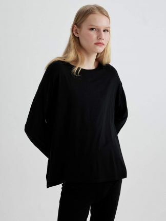 لباس راحتی زنانه مشکی دفکتو تصویر ۱