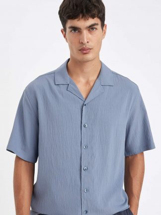 پیراهن آستین کوتاه مردانه دفکتو تصویر ۱