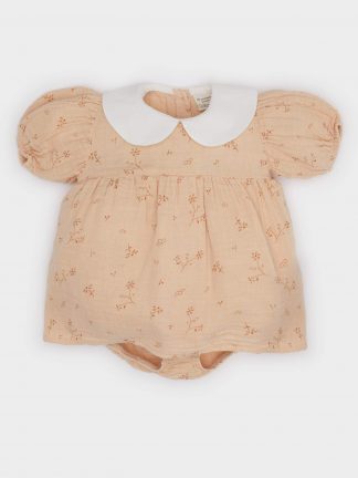 لباس نوزاد دختر بژ دفکتو